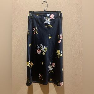 Loft womens silk skirt